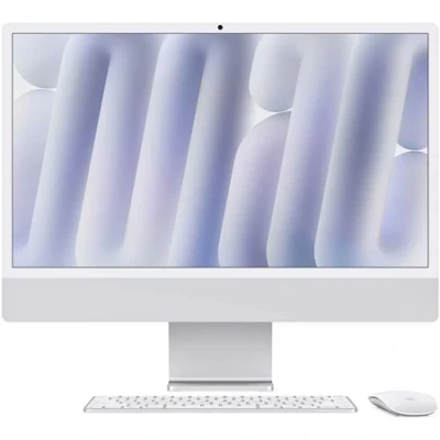 Afbeelding van Apple iMac 2024 M4 10 core CPU, GPU, 16GB RAM, 512GB SSD, Qwerty, Zilver