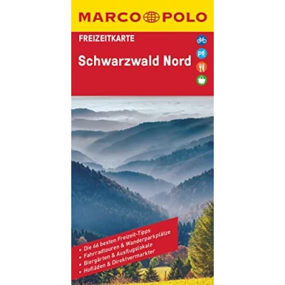Afbeelding van MARCO POLO Freizeitkarte 38 Schwarzwald Nord 1:100.000