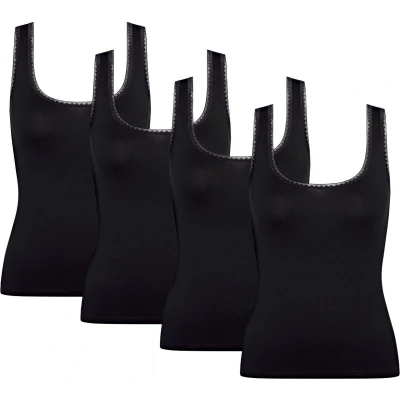 Afbeelding van Sloggi 4ER PACK GO Hemd, Dames, Maat: Large, Schwarz