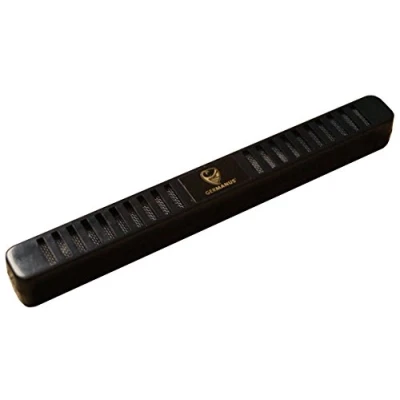 Afbeelding van GERMANUS Humidor Sigarenbevochtiger, lang design, zwart met kristallen