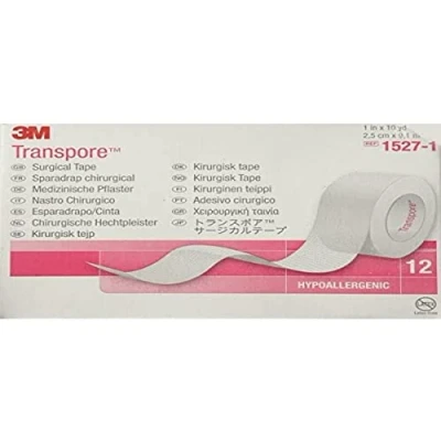 Afbeelding van 3M Transpore Tape 1 x 10 yd Box: 12