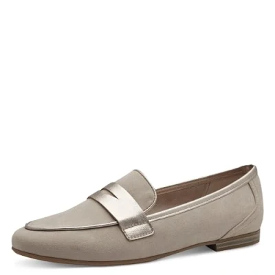 Afbeelding van Marco Tozzi Instappers, Dames, Maat: 39, Dune Textiel