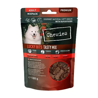 Afbeelding van 100g Chewies Lucky Bits Adult Tasty Mix Hundesnacks