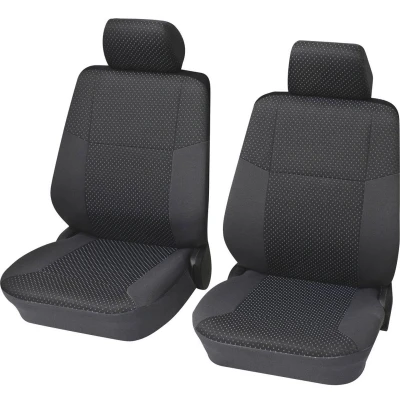 Afbeelding van HP Autozubehör 22400 Schonbezug Malta 4tlg. grau Autostoelhoes Polyester Grijs Bestuurder, Passagier