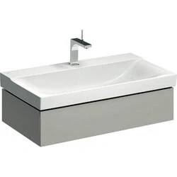 Afbeelding van Geberit Xeno2 wastafelonderbouwkast met 1 lade, greige 880 x 220 462