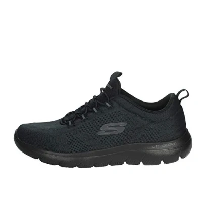 Afbeelding van Skechers Louvin MocassinHomme Top, zwart.