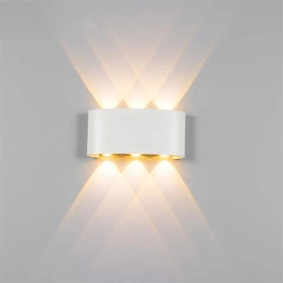 Afbeelding van LED Wandlamp 6W Triple Warm Wit, Wit
