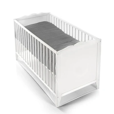 Image de reer BiteSafe 87040 Moustiquaire améliorée pour lit d&#039;enfant, de voyage, moustiquaire, bébé, blanc, extra large