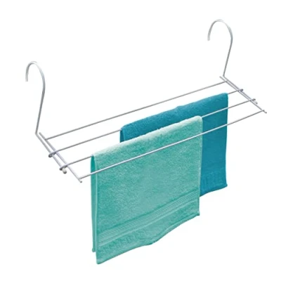 Afbeelding van WENKO Radiatordroger wit, gepoedercoat metaal, 58 x 15 16 cm, wit