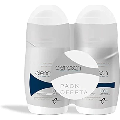 Afbeelding van Clenosan Pack Desodorante Roll on Sin Alcohol 2x75ml