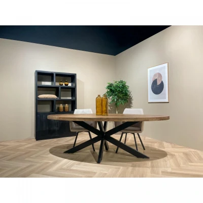 Afbeelding van Sturdy eettafel spider ovaal 210x100 cm