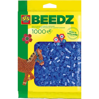 Afbeelding van SES Beedz Strijkkralen Donkerblauw 1000 stuks PVC vrij