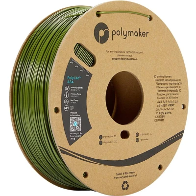 Afbeelding van Polymaker PolyLite ASA Filament Army Green 1,75mm 1KG