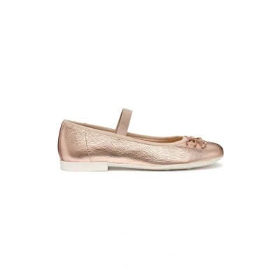 Afbeelding van Geox PLIE Ballerina&#039;s met enkelbandjes voor kinderen, Maat: 38, Old rose Leer