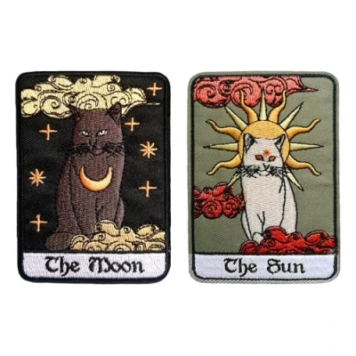 Afbeelding van BPA 2 stuks geborduurde patches om op te strijken of naaien voor kleding, jassen enz.