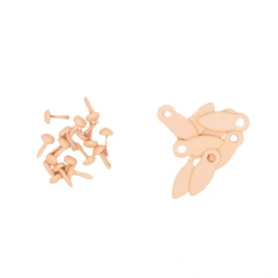 Afbeelding van Craftelier brads en draaibare knoppen voor het maken van sluitingen in scrapbooking knutselprojecten Inclusief 50 Maat 17 x 7 mm (0,67&quot; 0,28&quot;) Babyroze