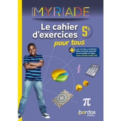 Image de Myriade Maths 5e 2023 Cahier d&#039;exercices pour tous