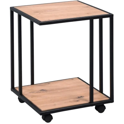 Afbeelding van M2 Kollektion Paris Vierkante Bijzettafel Eiken