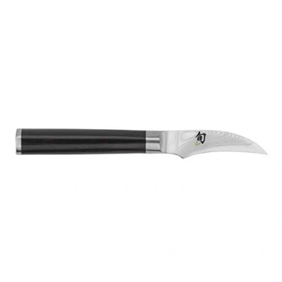Afbeelding van KAI Shun Klassiek Japans kantoormes 6,5 cm lemmetlengte Damascus mes 32 lagen VG Max kern 61 (±1) HRC Pakkawood handvat Gemaakt in Japan Gesmeed gedraaid