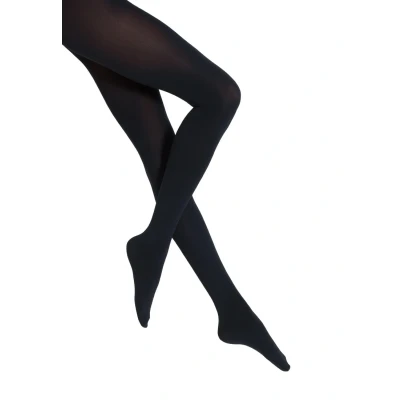 Afbeelding van Falke WARM Deluxe 80 Denier Opaque MATT Panty, Dames, Maat: Small, Marine