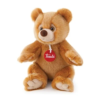 Afbeelding van Trudi Classic knuffel Teddybeer Ettore 20 cm Hoge kwaliteit pluche Knuffelbeer voor jongens en meisjes Bruin 13x20x14 maat S