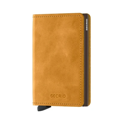 Afbeelding van Secrid Slimwallet portemonnee Vintage ochre Dames