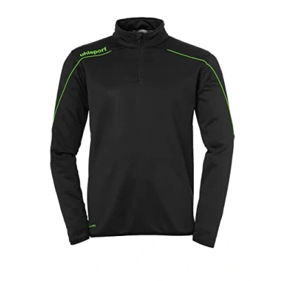 Afbeelding van uhlsport Stream 22 1/4 Zip Sweatshirt Heren, zwart/neongroen