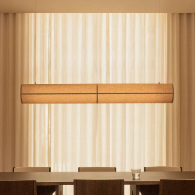 Afbeelding van Audo Copenhagen Hashira Linear hanglamp LED Raw