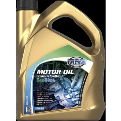 Afbeelding van Mpm 0W 20 5L Motorolie 05005ECB MERCEDES BENZ: C Class Saloon, T modell, Vito Van, OPEL: Corsa E Hatchback, Astra J Meriva B
