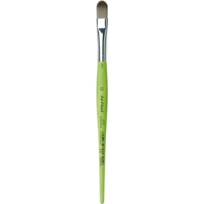 Afbeelding van DA VINCI 375 Series Filbert penseel van kunstvezel, 20 x 1,1 30 cm, groen