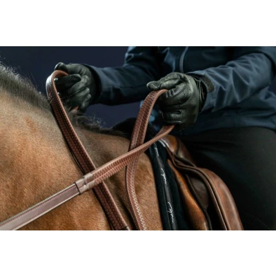 Afbeelding van Dyon Teugels Rubber 5/8 Bruin Cob