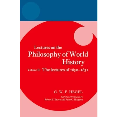 Afbeelding van Hegel Lectures Hegel: on the Philosophy of World History, Volume II