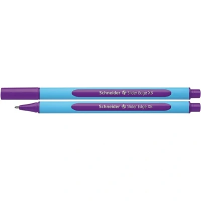 Image de Schneider Lot de 10 stylos à bille rétractables Slider Edge mine XB (Violet)