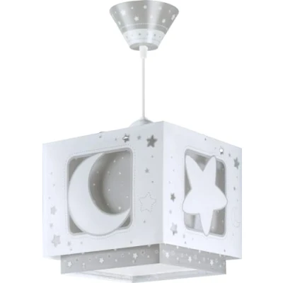 Image de Dalber lampe de plafond suspension carrée lune brun
