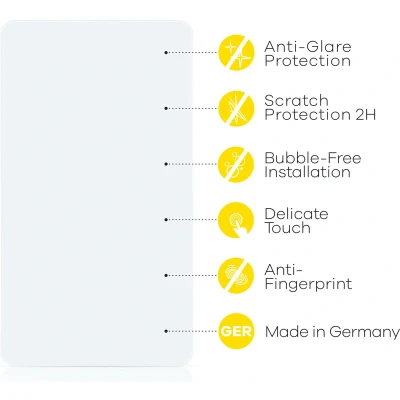 Afbeelding van upscreen Screenprotector voor Iiyama ProLite TF2234MC B7X Folie Beschermfolie anti glare matte