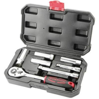 Afbeelding van Brüder Mannesmann M00174 Bougiemontageset 3/8 7 delig