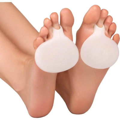 Afbeelding van Jumada&#039;s Siliconen Voorvoet Pads 1 Paar met toehouder Medisch Hulpmiddel Verlichting voor je Voeten!