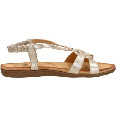 Afbeelding van SUB55 PLAT Sandalen, Dames, Maat: 37, Goudkleur Kunststof