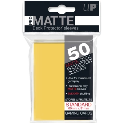 Afbeelding van Pro Deck Protectors Yellow (50 stuks)
