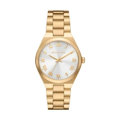 Afbeelding van Michael Kors dames Lennox horloge MK7391 in de kleur Goud