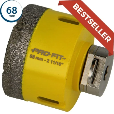 Afbeelding van Profit gatzaag/boor diamond dry ø68mm zeskant 10mm