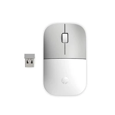 Image de HP Z3700 Souris sans fil 2.4 GHz récepteur USB blanc céramique pour 21, 22, 24, 27; Pavilion 27, 32, TP01