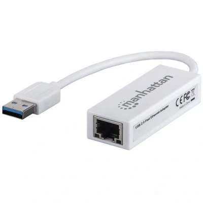 Afbeelding van USB 2.0 netwerkadapter Manhattan