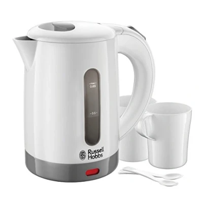 Afbeelding van Russell Hobbs 23840 70 Travel Reiswaterkoker Geschikt Op De Camping Wit