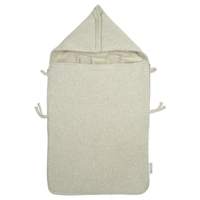 Afbeelding van Meyco Voetenzak Basic Knit Sand Melange