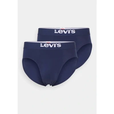 Afbeelding van Levi&#039;s MEN Solid Basic Brief 2 PACK Onderbroeken, Heren, Maat: Small, Navy