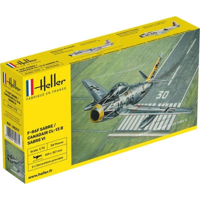 Afbeelding van 1:72 Heller 80277 F 86F Sabre Canadair CL 13 B VI Plastic Modelbouwpakket