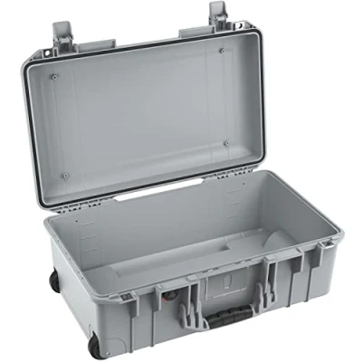Afbeelding van PELI Air 1535 Lichte beschermhoes met wieltjes voor camera uitrusting, water en stofdicht, volume 27 l, zonder schuimrubberen inzetstuk, kleur: grijs