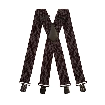 Afbeelding van Olata bretels met 4 clips, XXL, extra sterk, volledig verstelbaar, dikke stof 5 cm