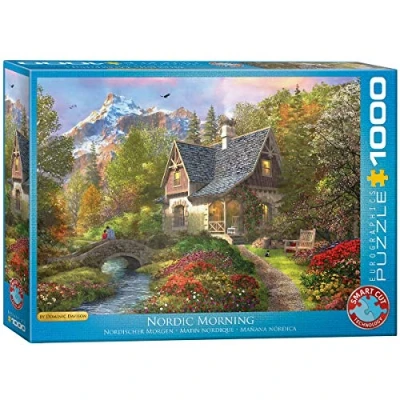 Image de Puzzle Eurographics Dominic Davison : Matin nordique, 1000 pièces